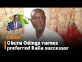 Oburu Odinga names preferred Raila successor