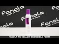 fanola no yellow and no orange toning comparison swatches