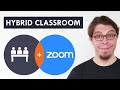 Zoom setup for hybrid meetings and hybrid teaching (in 5 simple steps)