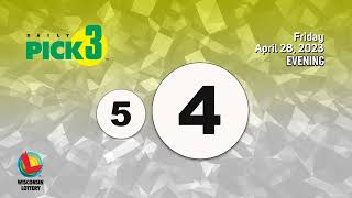 Wisconsin Lottery Evening Draw 04/28/2023