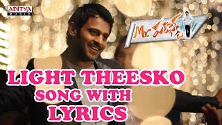 Light Theesko Song With Lyrics - Mr. Perfect Songs - Prabhas,Kajal Aggarwal,DSP-Aditya Music Telugu