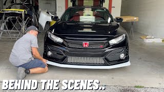 Unboxing and Painting the MUGEN Bodykit for my Civic Type R