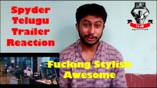 Spyder Telugu Trailer | Hindi Fan Reaction & Review || Mahesh Babu || BY leJB