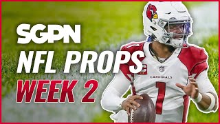 NFL Prop Bets Week 2 - Sports Gambling Podcast - NFL Player Props Week 2