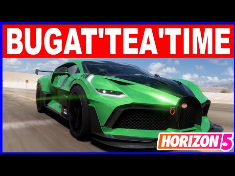 Forza Horizon 5 BUGAT'TEA'TIME Forzathon Daily Challenges Win a Street Sprint race in any Bugatti