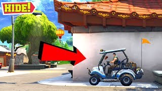 craziest hiding spot in fortnite battle - pat jen fortnite