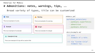 Easily Going Beyond MarkDown with Material for MkDocs (by Kenneth Hoste, at FOSDEM'24, Feb'24)