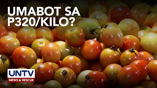 Presyo ng kamatis sa Metro Manila, ibinebenta ngayon ng nasa P200-260/kg