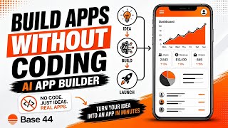 Build Apps Without Coding (AI App Builder Base44 Explained)