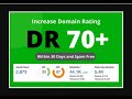 How to increase Ahrefs domain Rating | Increase domain DR 0 to 70