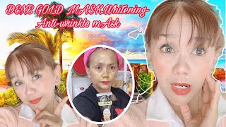 /DEXE GOLD MASK-TRYING TO USED IS THIS A GOOD PRODUCT? VLOG ~GA