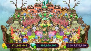 my singing monsters but i have UNLIMITED MONEY!! (PLANT)