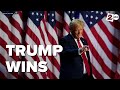 Trump wins presidential election with swing state domination