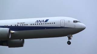 ANA Boeing 767-300ER JA623A Landing at NRT 16R