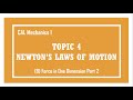 [CAL] M1 4B Newton's Laws of Motion - Force in One Dimension Part 2