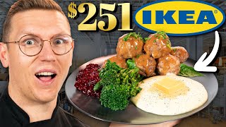 $251 IKEA Meatballs Taste Test | FANCY FAST FOOD