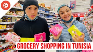 Our family grocery shopping experience in TUNISIA