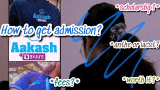 How to get admission in AAKASH?🧐||Complete process explained📚||Medicophilic