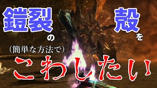 【MHXX】1000時間プレイして気付いた鎧裂の殻を簡単に壊す方法【ゆっくり実況】