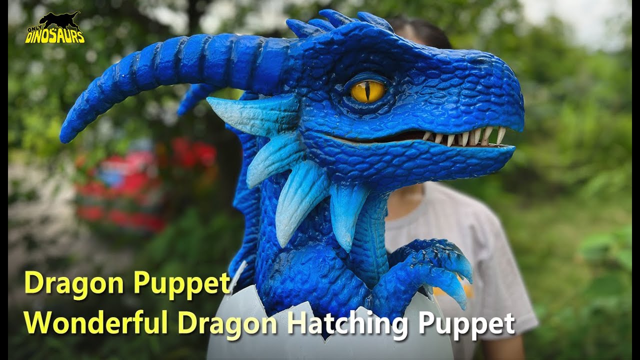 Wonderful Dragon Hatching Puppet Dragon Puppet Youtube