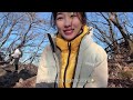 hiking vlog gyeryong mountain alone in early winter donghaksa gwaneumbong course with adidas terex