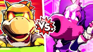 Mario Strikers Battle League - Shellfish Bowser Jr. Vs. Shellfish Birdo (Wave 3)