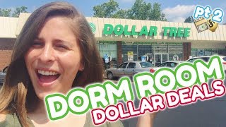 DORM Room DIY Hacks at the DOLLAR TREE! | My Drifting Desk
