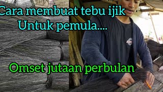 OMSET JUTAAN || Merintis usaha membuat tebu ijuk.