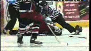 Matthias Trattnig vs. Kris Newbury AHL fight