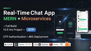 Build a Real-Time Chat App with MERN, RabbitMQ & Microservices | Socket.IO, Redis, AWS Deployment