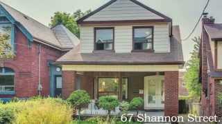67 Shannon Street Trinity Bellwoods Toronto Duplex