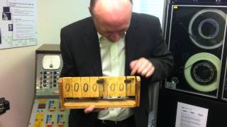 Demonstration of A Mechanical Binary Counter