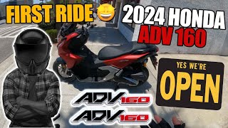 New Wheels: 2024 Honda ADV 160 First Ride - Back In Business!