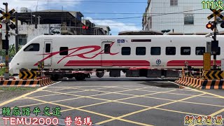 2022/9/4 糖廠路平交道 111次 TEMU2000(2011+2012) 普悠瑪 飆速通過