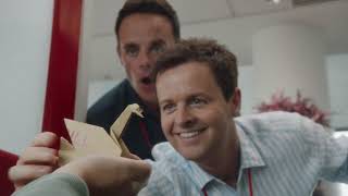 Ant and Dec’s hilarious series of adverts for banking giant Santander have continued