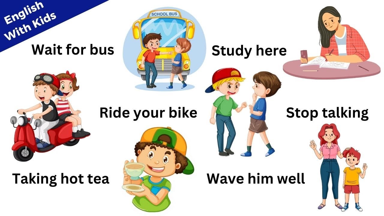 Speak English With Kids Spoken English For Kids Daily Use English