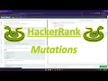 HackerRank (Python): Mutations