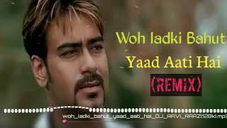 Wo Ladki Bahut Yaad Aati Hai (Remix) | Alka Yagnik & Kumar Sanu | Ajay Devgn | Qayamat M| Dj Song|HD