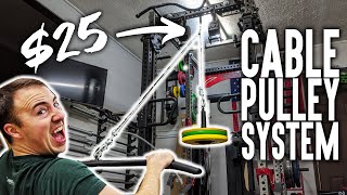 How To: DIY Cable Pulley Home Gym System for $25