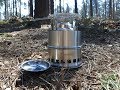 Tomshoo Wood Gas Stove- First Look & Test.