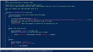 Random password with powershell