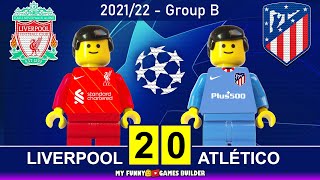Liverpool vs Atletico Madrid 2-0 • Champions League 2021/22 • All Goals & Hіghlіghts Lego Football