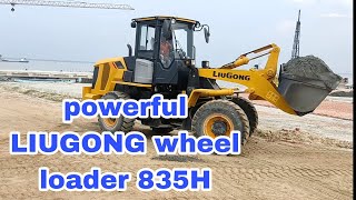 what a powerfully liugong wheel loader 835h