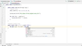 Java Tutorial 22 - Passing & Returning arrays to methods