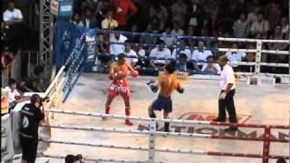 Mongolian Muay Thai boxer 51kg WMF World championships 2011