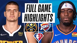 NUGGETS at THUNDER | FULL GAME HIGHLIGHTS | January 9, 2022