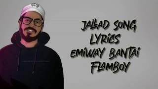 EMIWAY - JALLAD (LYRICS MUSIC VIDEO)