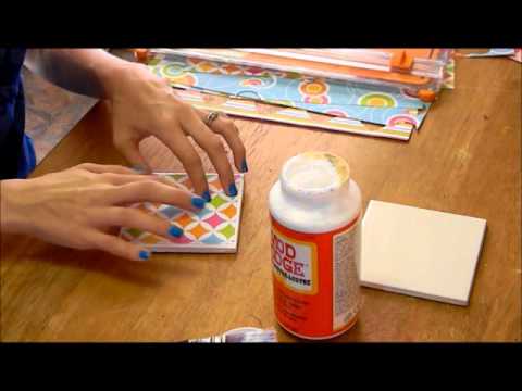 HOW TO: DIY Tile Coasters HOW TO: DIY Tile Coasters