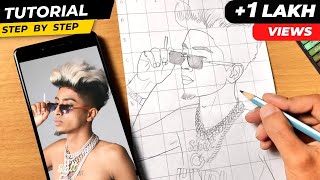 MC Stan Drawing Tutorial || BigBoss Winner MC Stan Drawing || MC Stan Rapper Drawing Tutorial