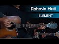 Element - Rahasia Hati Guitar Cover | Tutorial Gitar, Karaoke | Chord dan Lirik